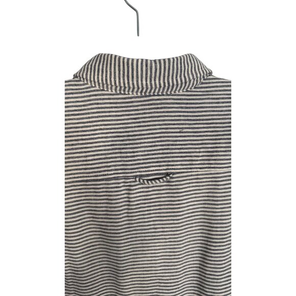 NWT Hurley Small Mens Striped Organic Cotton Flannel Shirt - Picture 10 of 16